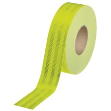 Reflective Fluro Yellow (Lime) Tape - 48mm Wide Roll (Per Meter)